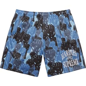 Supreme Hardies Camo Basketball Short Blue