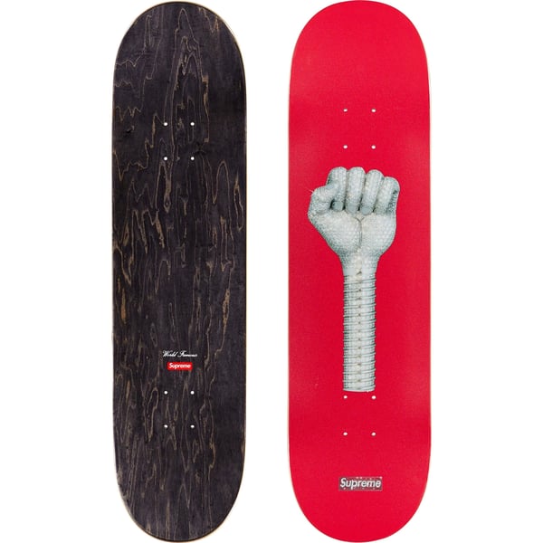 Supreme Hardies Fist Skateboard - 8.25" x 32" (front)