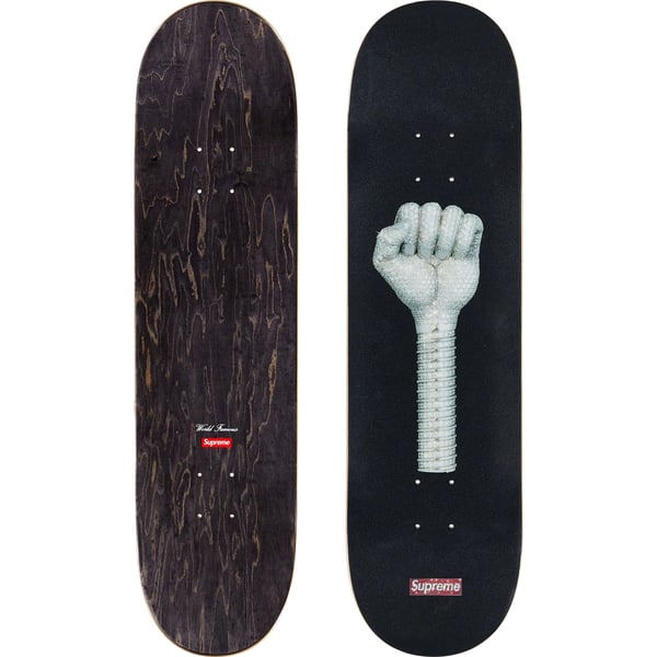 Supreme Hardies Fist Skateboard - 8.375" x 32.125" (front)