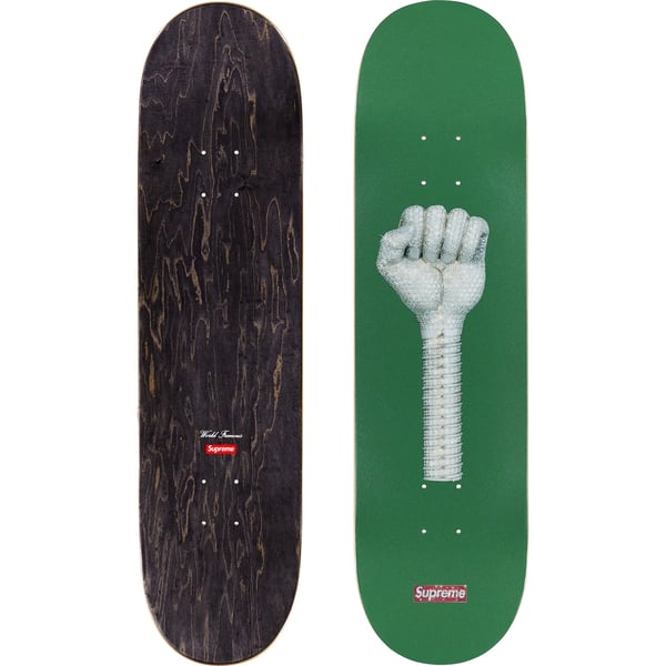 Supreme Hardies Fist Skateboard - 8.5" x 32.25" (front)