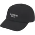 Supreme Harris Tweed 6-Panel - Black (front)