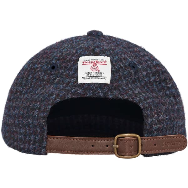 Supreme Harris Tweed 6-Panel - Dark Blue (front)