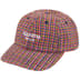 Supreme Harris Tweed 6-Panel - Red (front)