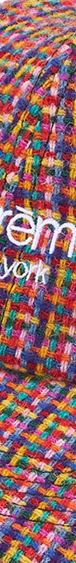 Supreme Harris Tweed 6-Panel - Red (front)