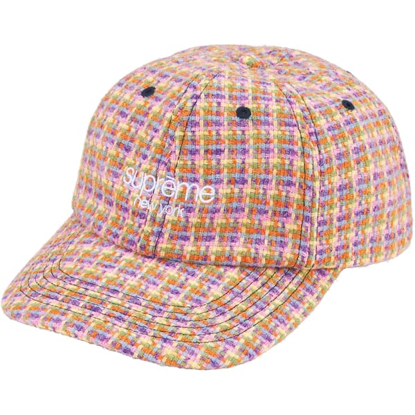 Supreme Harris Tweed 6-Panel - Yellow (front)
