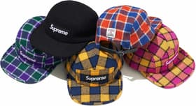 Supreme Harris Tweed Camp Cap