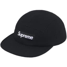Supreme Harris Tweed Camp Cap Black