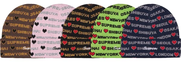 Supreme Hearts Beanie - Product Image