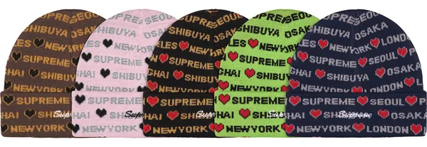 Supreme Hearts Beanie - Product Image
