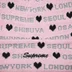 Supreme Hearts Beanie - Light Pink (front)