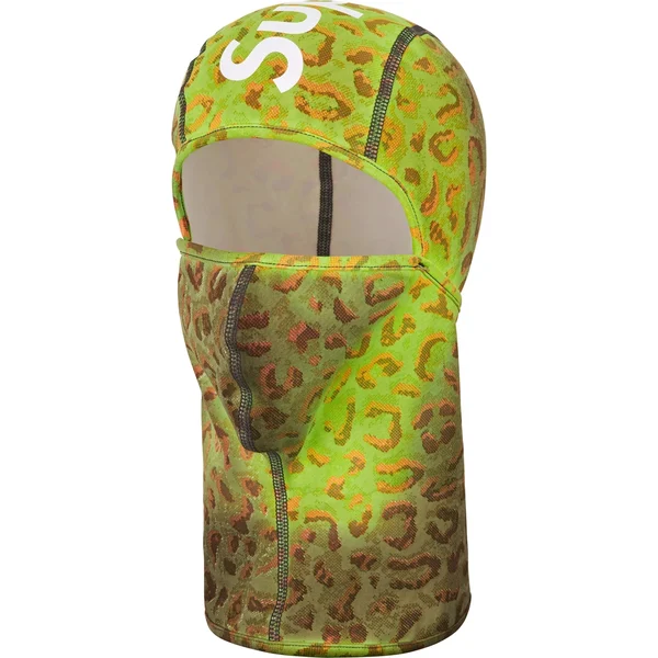 Supreme Heat Reactive Balaclava - Leopard (front)
