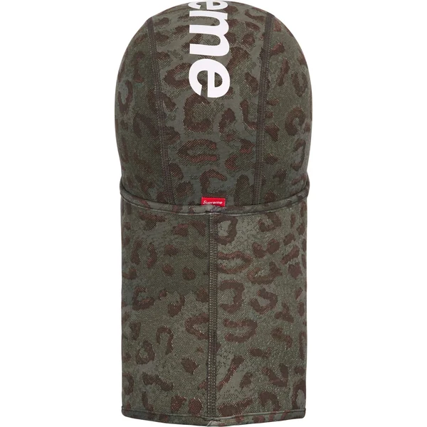 Supreme Heat Reactive Balaclava - Leopard (front)