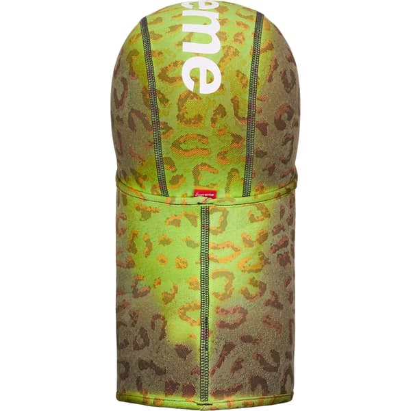 Supreme Heat Reactive Balaclava - Leopard (front)