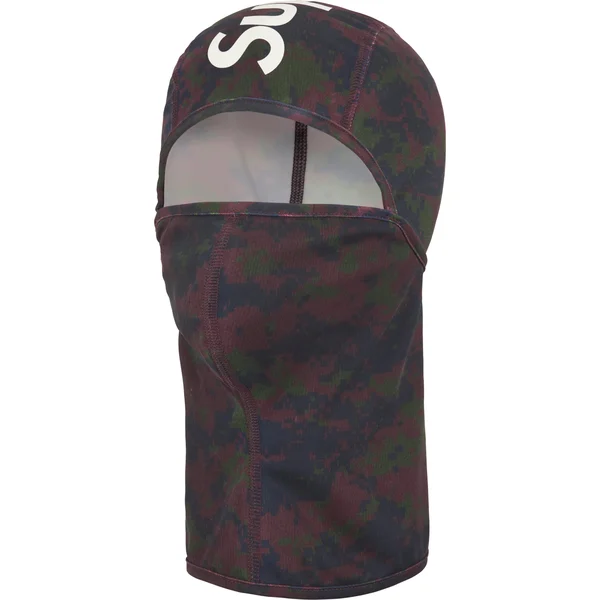 Supreme Heat Reactive Digi Camo Balaclava - Black (front)