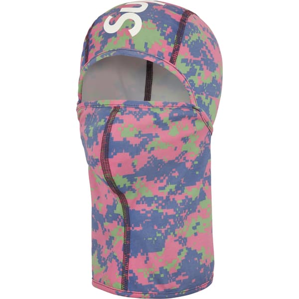Supreme Heat Reactive Digi Camo Balaclava - Black (front)