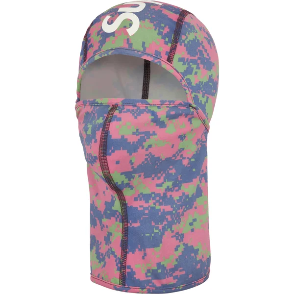Supreme Heat Reactive Digi Camo Balaclava - Black (front)