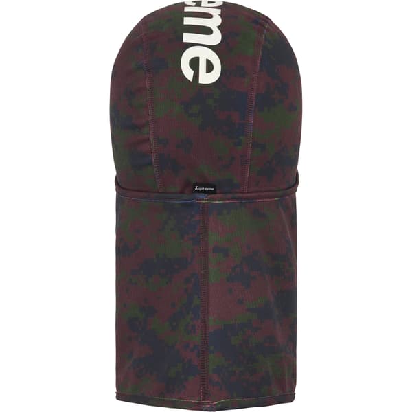 Supreme Heat Reactive Digi Camo Balaclava - Black (front)