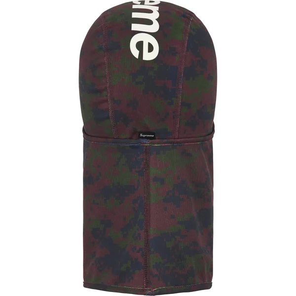 Supreme Heat Reactive Digi Camo Balaclava - Black (front)