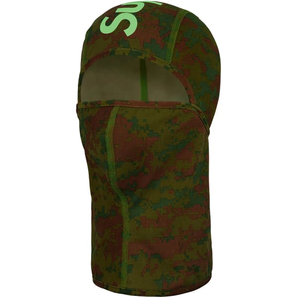 Supreme Heat Reactive Digi Camo Balaclava - Olive (front)