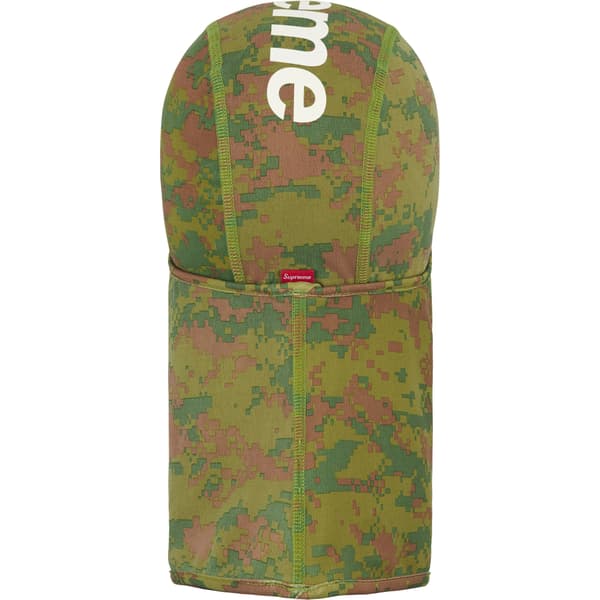 Supreme Heat Reactive Digi Camo Balaclava - Olive (front)