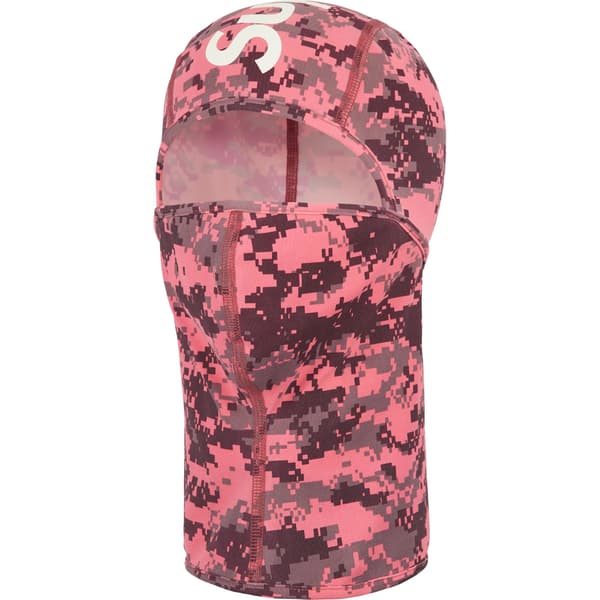 Supreme Heat Reactive Digi Camo Balaclava - Pink (front)