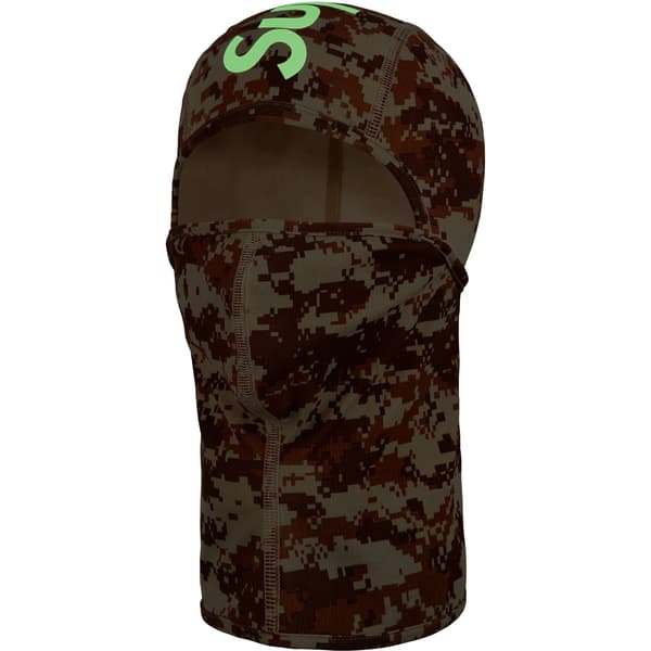 Supreme Heat Reactive Digi Camo Balaclava - Tan (front)