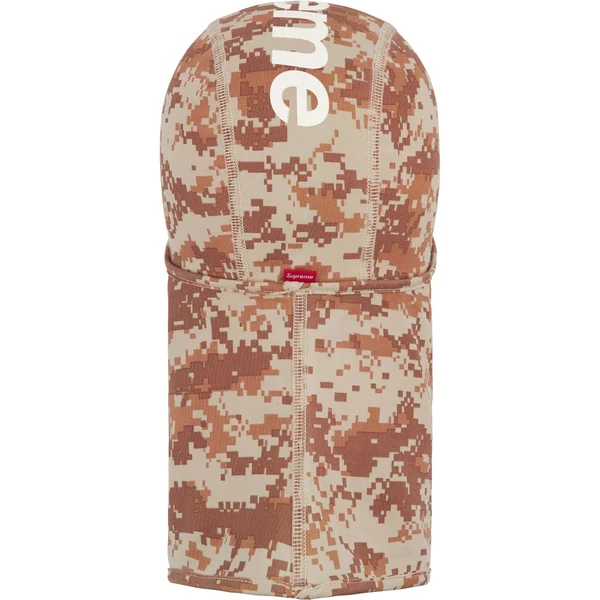 Supreme Heat Reactive Digi Camo Balaclava - Tan (front)