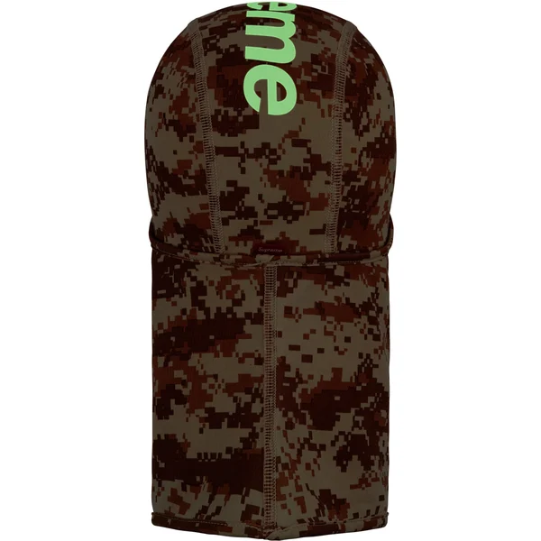Supreme Heat Reactive Digi Camo Balaclava - Tan (front)