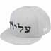 Supreme Hebrew New Era - Grey (front)