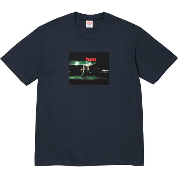 Supreme Hell Tee - Navy (front)