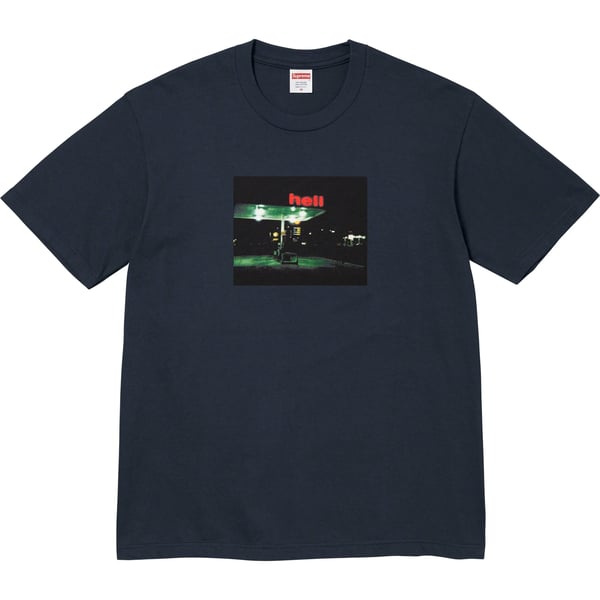 Supreme Hell Tee - Navy (front)