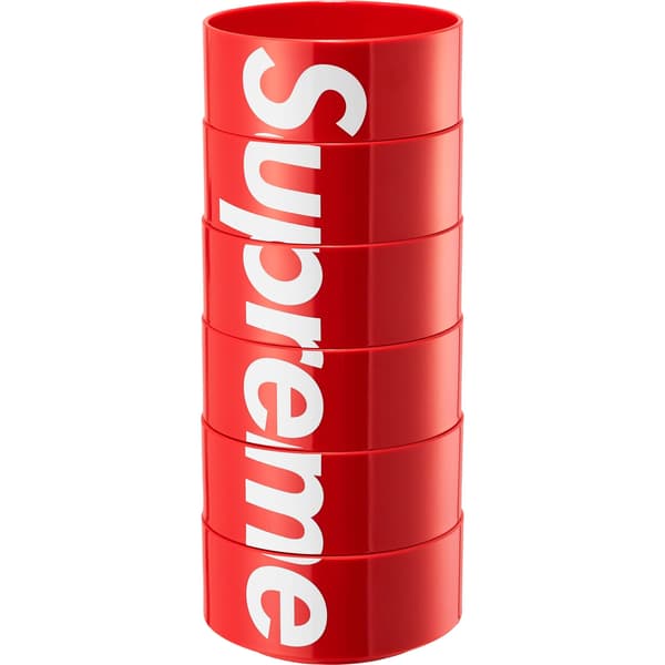 Supreme Heller Bowls (Set of 6) - Red (front)
