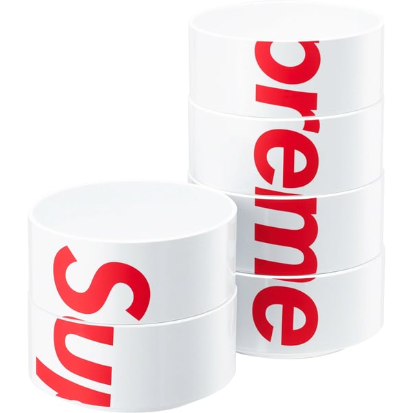 Supreme Heller Bowls (Set of 6) - White (front)