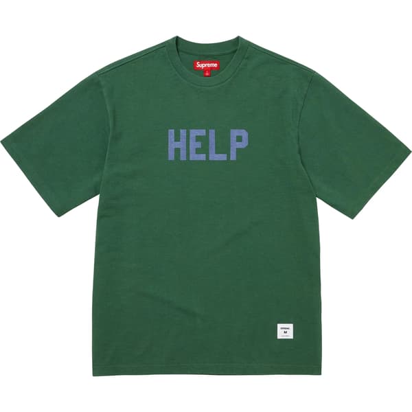 Supreme Help S/S Top - Dark Green (front)