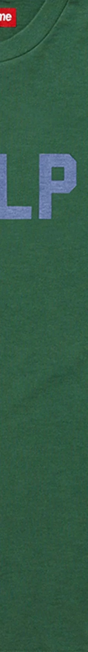 Supreme Help S/S Top - Dark Green (front)