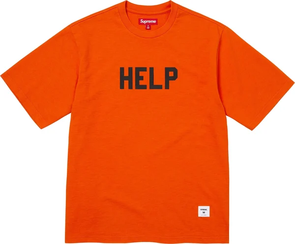 Supreme Help S/S Top - Orange (front)