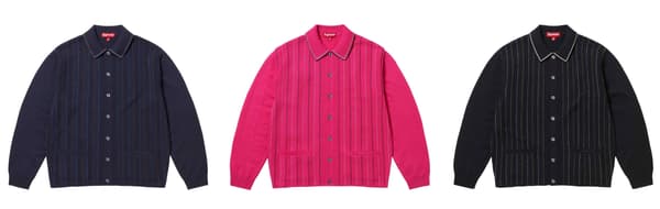Supreme Herringbone Cardigan - Product Image