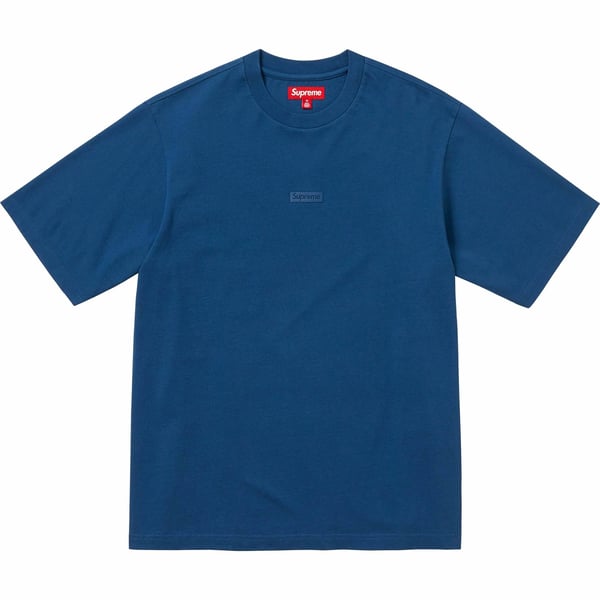 Supreme High Density Small Box S/S Top - Light Navy (front)