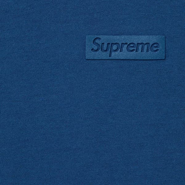 Supreme High Density Small Box S/S Top - Light Navy (front)