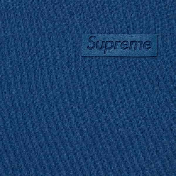 Supreme High Density Small Box S/S Top - Light Navy (front)