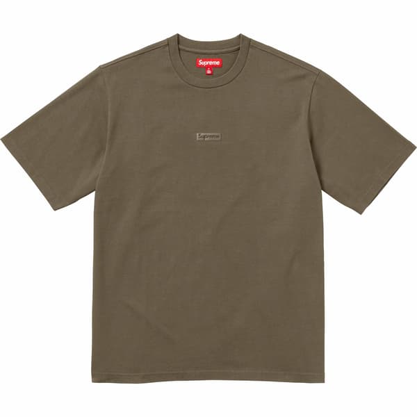 Supreme High Density Small Box S/S Top - Light Olive (front)