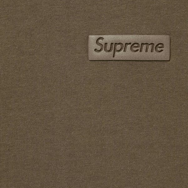 Supreme High Density Small Box S/S Top - Light Olive (front)