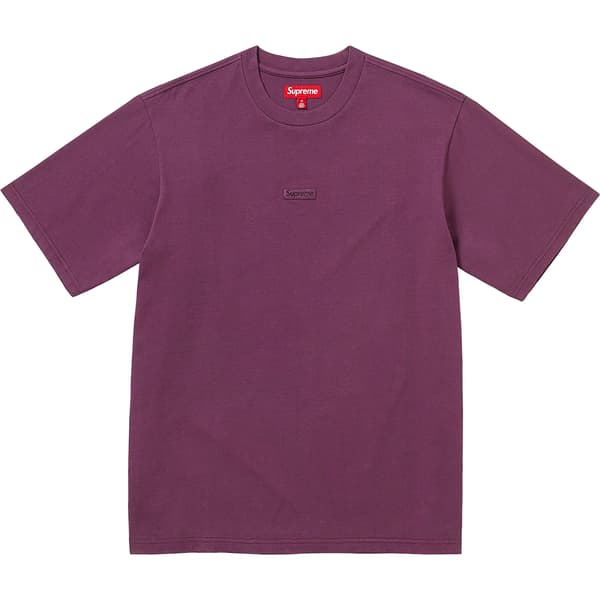 Supreme High Density Small Box S/S Top - Plum (front)