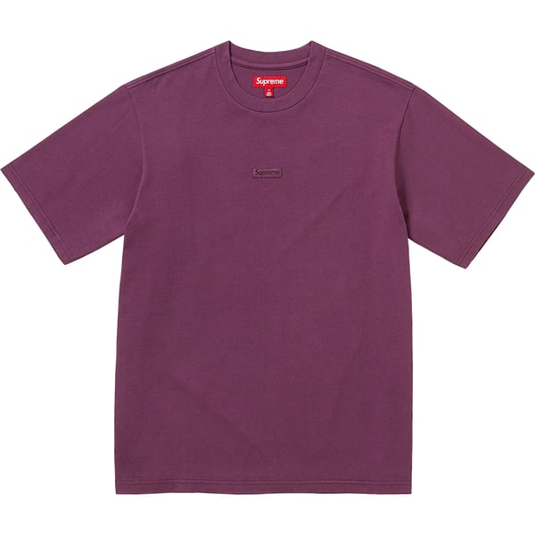 Supreme High Density Small Box S/S Top - Plum (front)