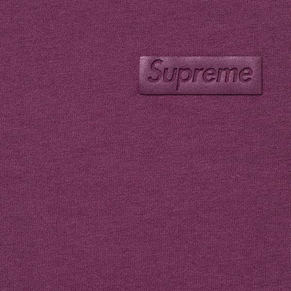 Supreme High Density Small Box S/S Top - Plum (front)