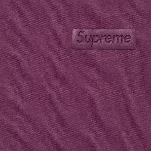 Supreme High Density Small Box S/S Top - Plum (front)