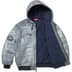 Supreme HJR Trompe L'oeil Hooded Work Jacket - Blue (front)