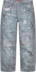Supreme HJR Trompe L'oeil Loose Fit Jean - Blue (front)