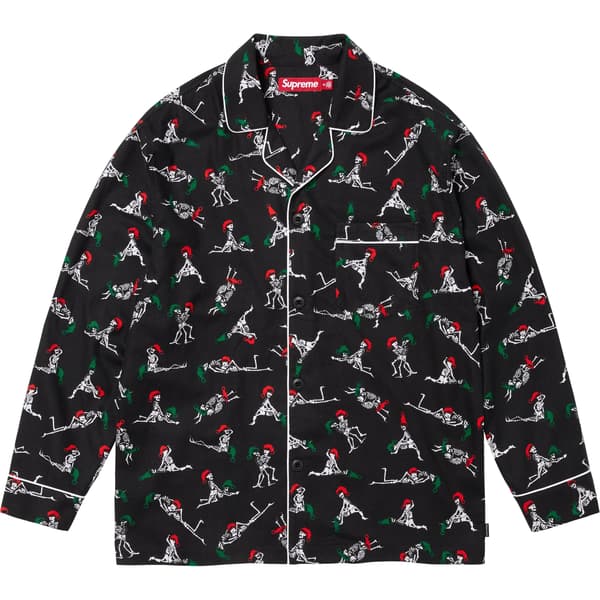 Supreme Holiday Pajama Set - Black (front)