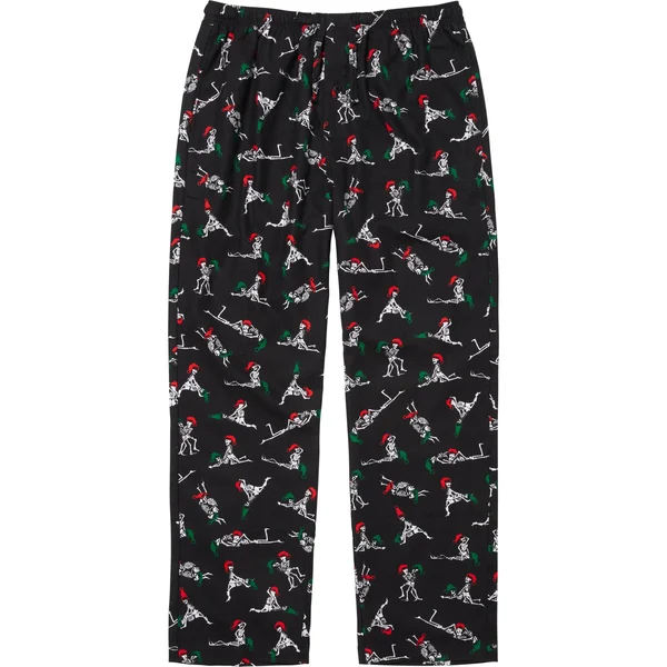 Supreme Holiday Pajama Set - Black (front)